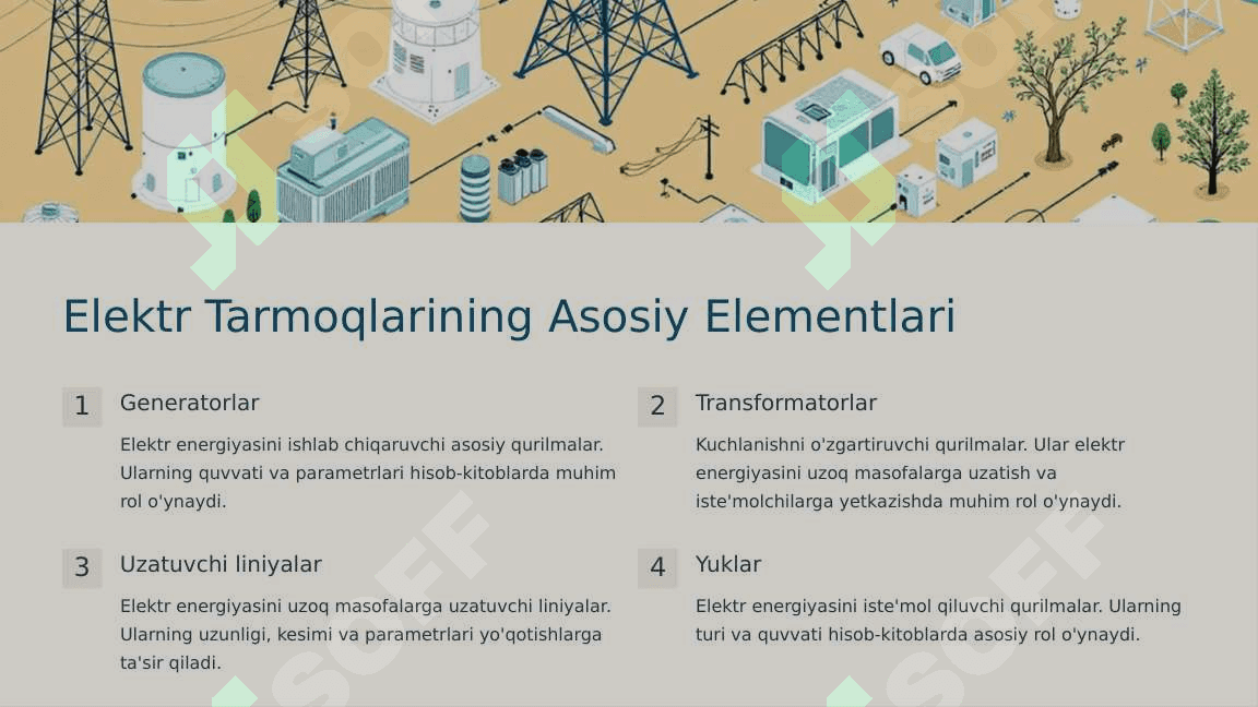 Elektr Tarmoqlarining Hisobiy Sxemalari. 3