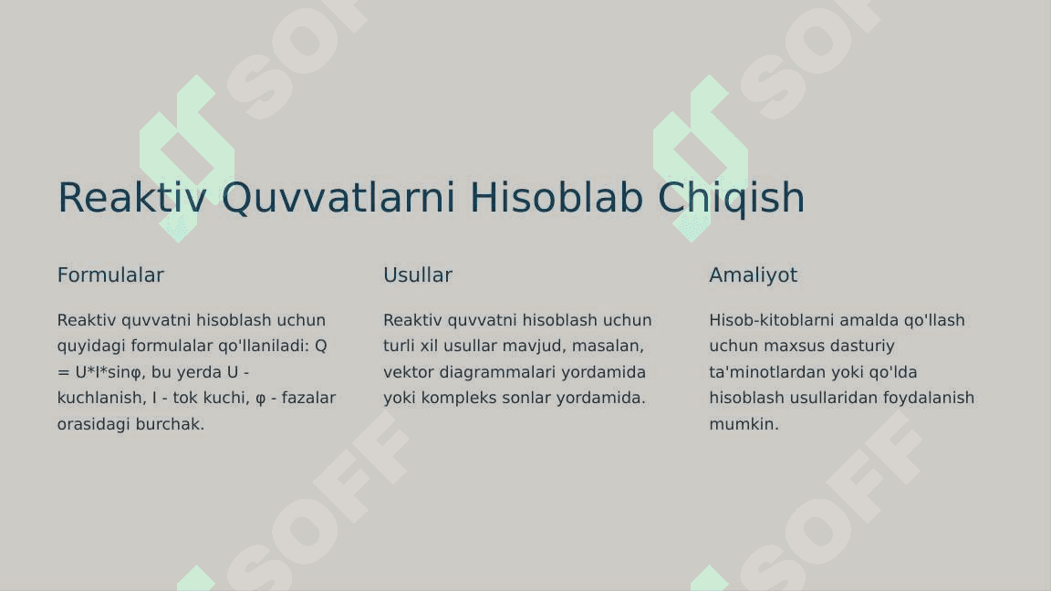 Elektr Tarmoqlarining Hisobiy Sxemalari. 4