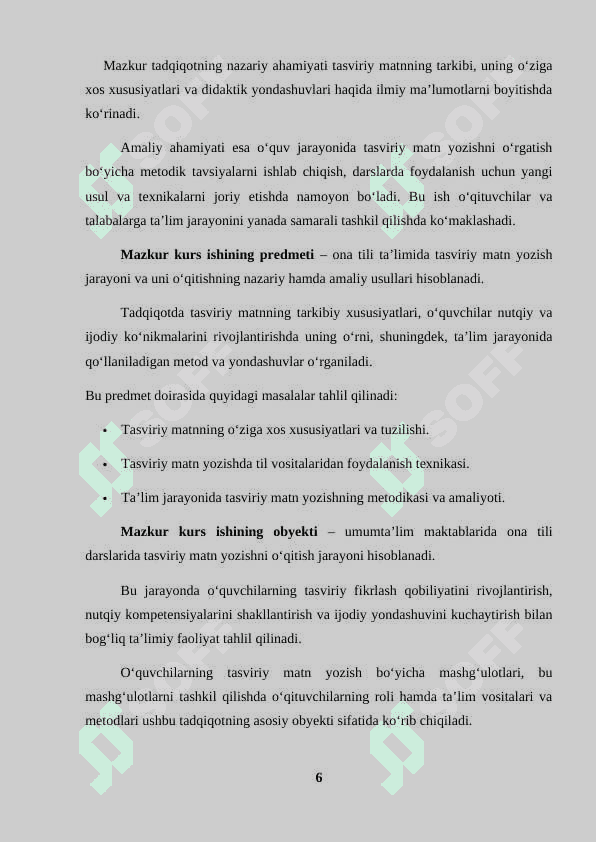 Ona tili ta'limida tasviriy matn yozish usullari. 6