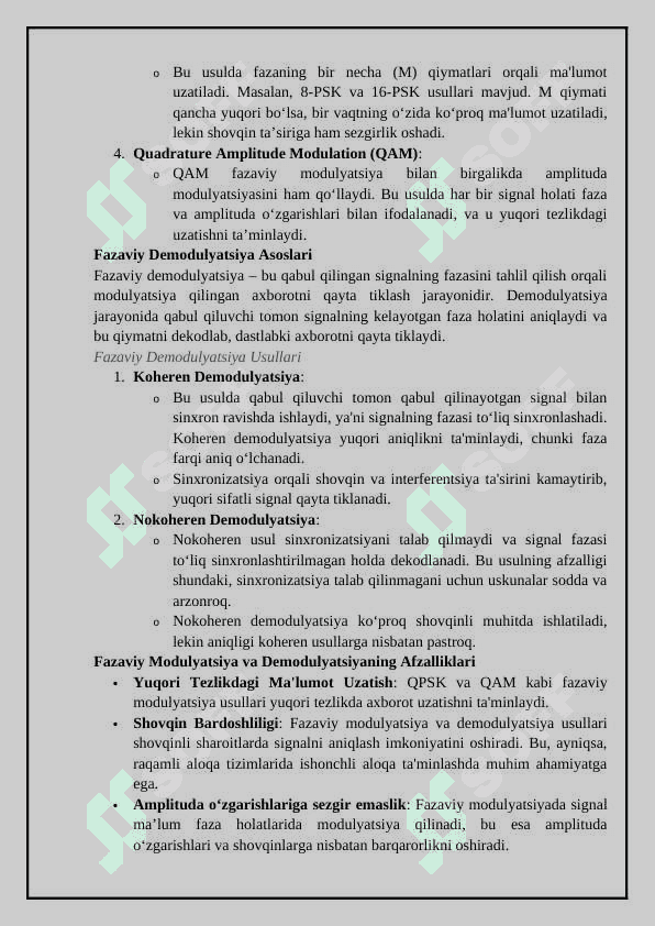 Raqamli fazaviy detektor 8