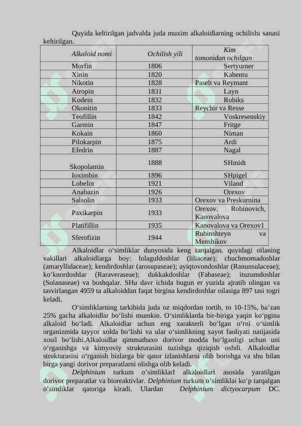 Alkaloidlar 2