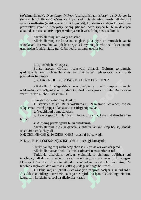 Alkaloidlar 3