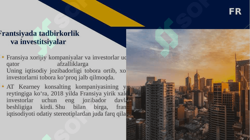 Fransiya va O’zbkistonning  investitsion siyosati 3