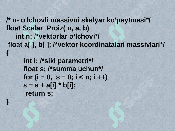 Funksiyalar bilan ishlashga doir misollar. 5