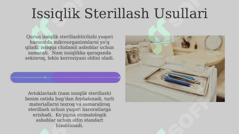 Teropevtik Stomatologiyada Sterilizatsiya usullari 4