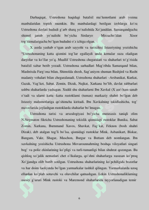 O'RTA ASRLARDA USTRUSHONA 5