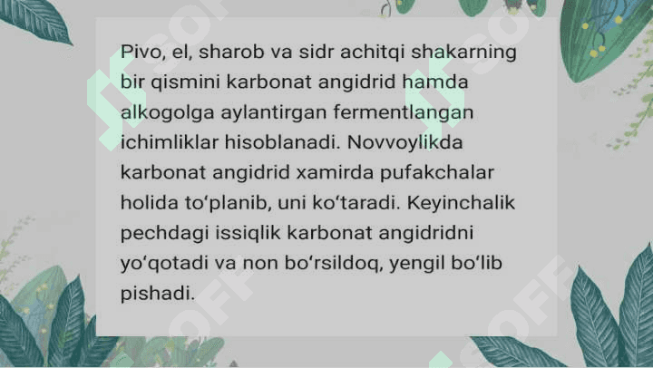 Achitqi va tafrinaning tuzulishi  va koʻpayishi 7