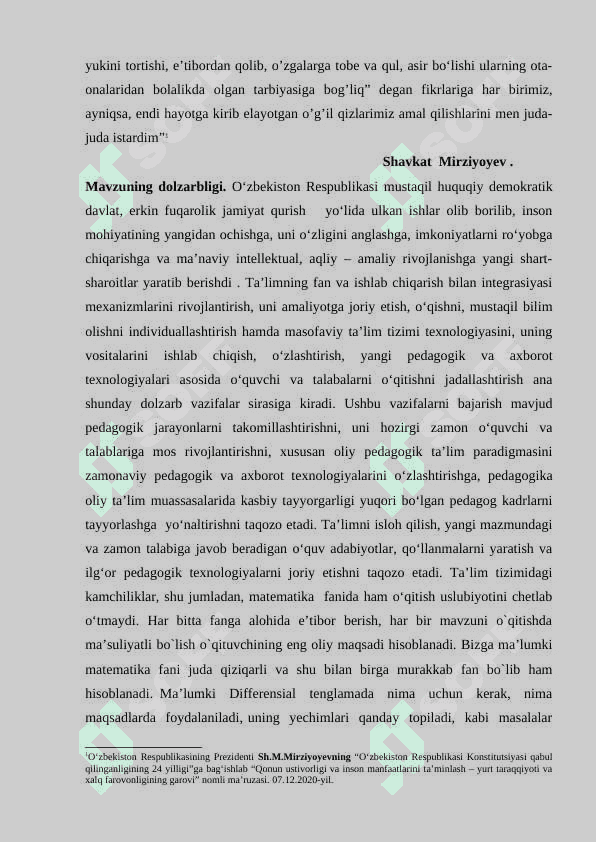 Hosilaga nisbatan yechilmagan birinchi tartibli differensial tenglamalar va ularni integrallash usullari 4