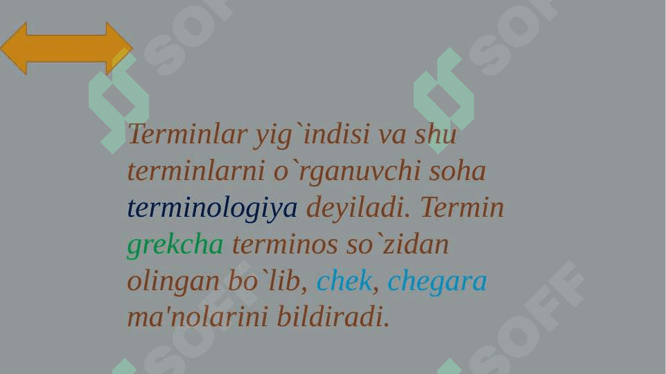 soha tilining xususiyatlari 4