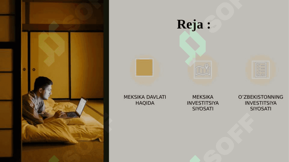 Meksika va o’zbekistonning investitsiya siyosati 2