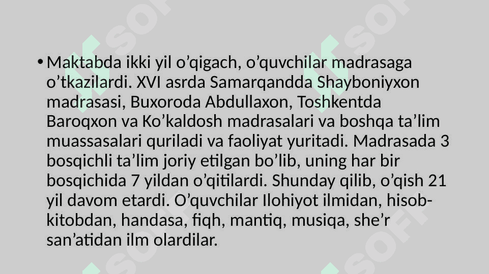 BUXORO XONLIGIDA MADANIYAT 3