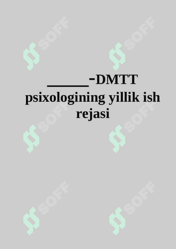 Maktabgacha ta'lim tashkiloti psixologi ish hujjatlari 4