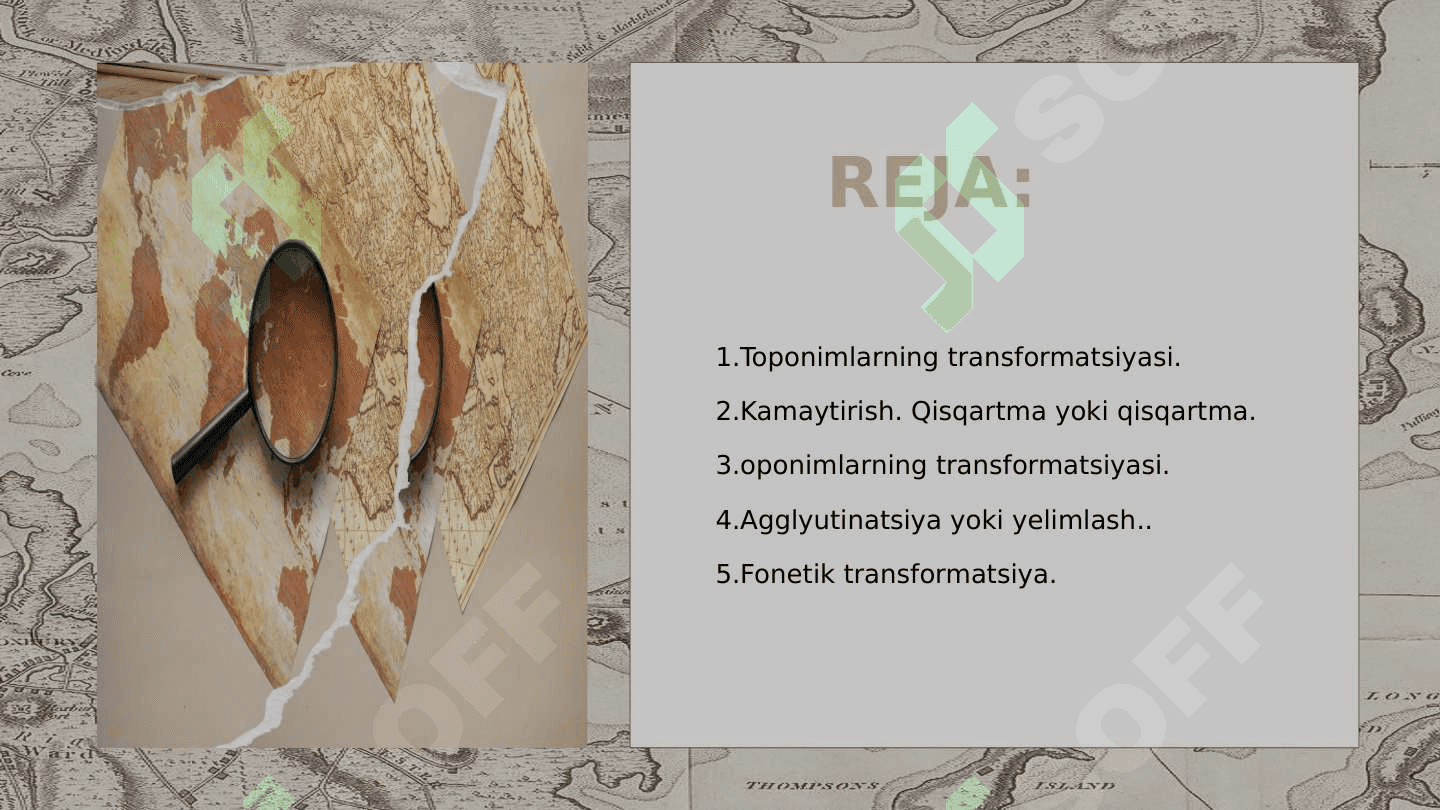 Geogrаfik nomlаrning trаnsformаtsiyasi 2