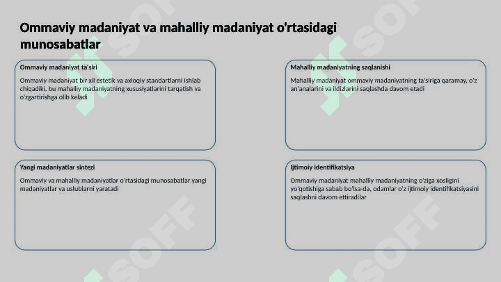 Ommaviy madaniyatning shakillanish tarixi va uning turlari. 3