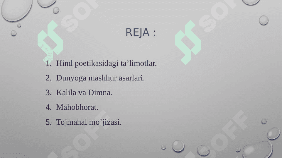 Qadimgi Hindiston estetik g'oyalari va qarashlari 2