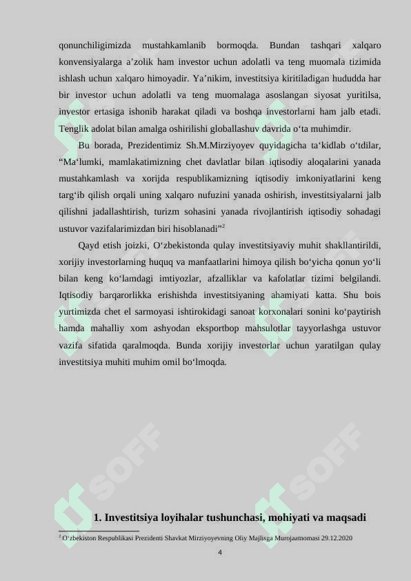 Investitsiya loyihalarida xalqaro tajriba 4