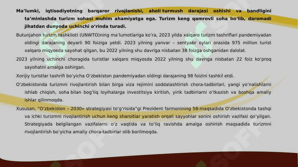 O‘ZBEKISTONNI BUTUN DUNYO TANILMOQDA 24 5
