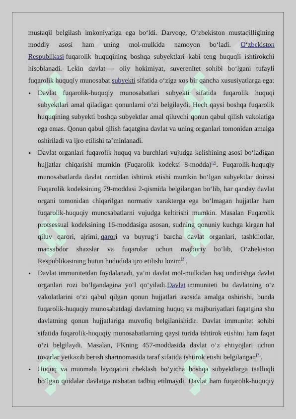 Fuqarolik-huquqiy munosabatlar mohiyati  24 3