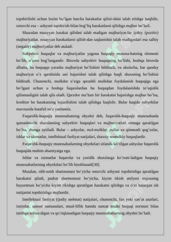 Fuqarolik-huquqiy munosabatlar mohiyati  24 7