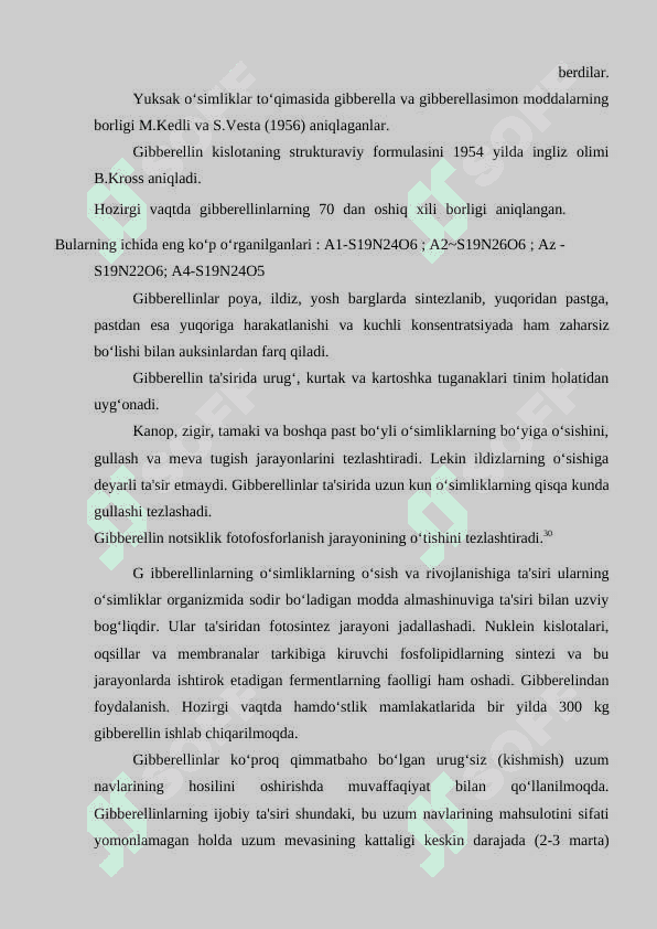 TABIIY OʻSISH INGIBITORLARI VA ULARNING FIZIOLOGIK ROLI 5