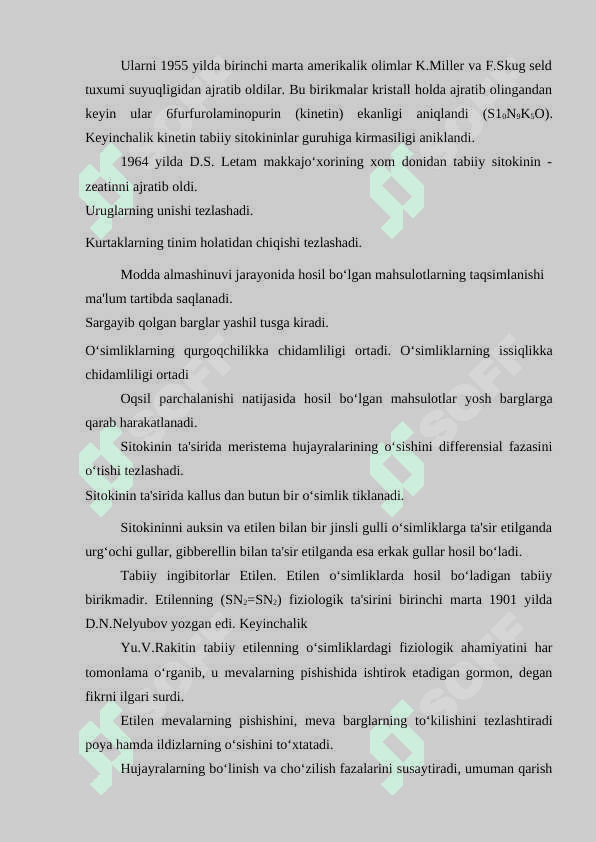 TABIIY OʻSISH INGIBITORLARI VA ULARNING FIZIOLOGIK ROLI 8