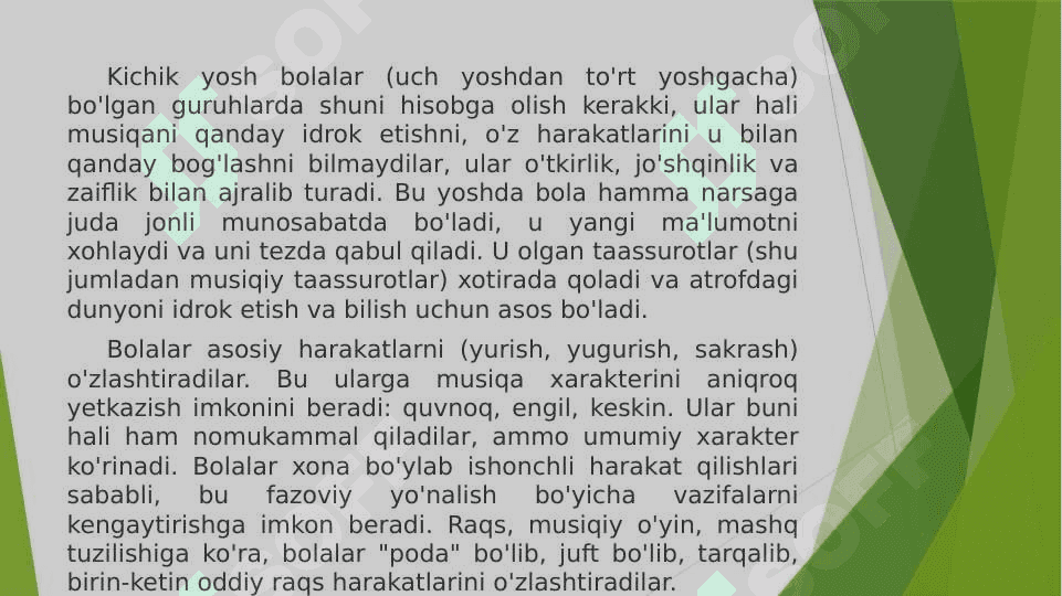Musiqiy ritmik faoliyat 5