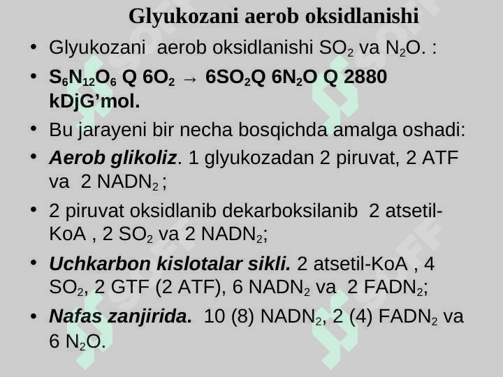 Glyukoza metobilizmi va qonda glyukoza miqdorining boshqarilishi 7