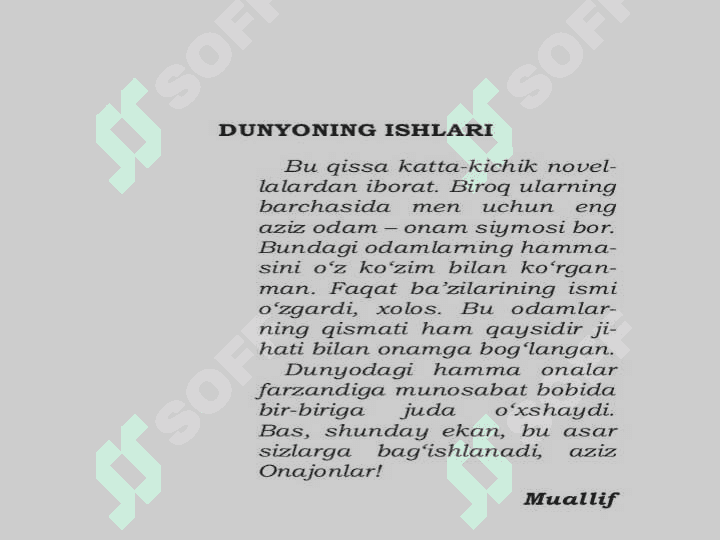 Dunyoning ishlari 3