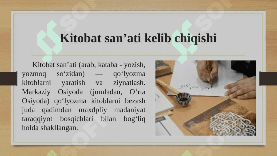 O’rta asrlarda kitobat sanʼati 5