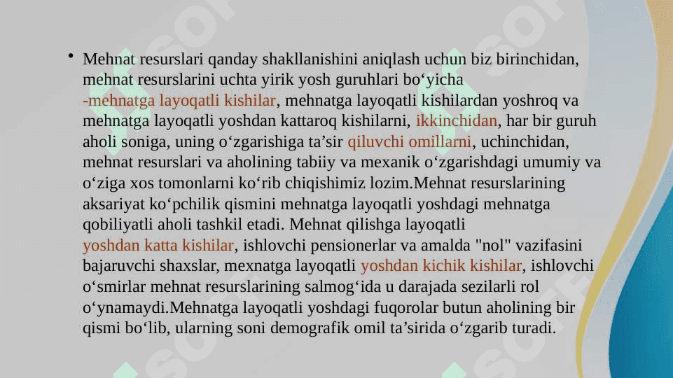 Mehnat resurslarini shakllantirish 3