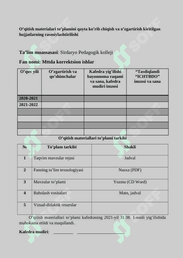 Mttda korreksion ishlar 3