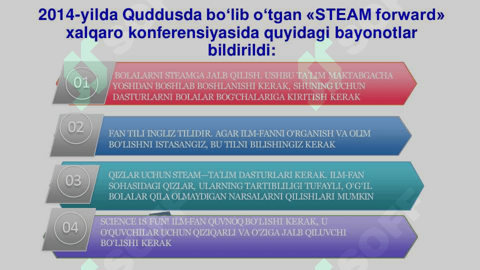 Ta’limga STEAM yondashuv va kreativlik 6