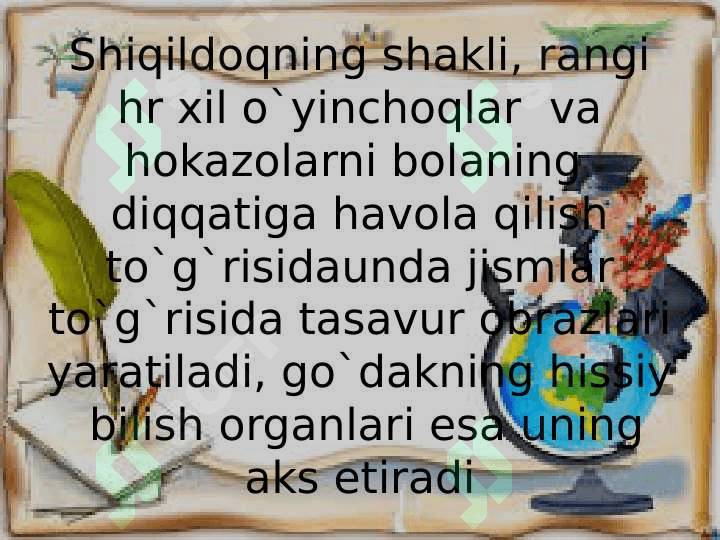 Go’daklik davrining psixologik xususiyatlari 7