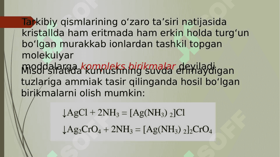 Kompleks birikmalar 4