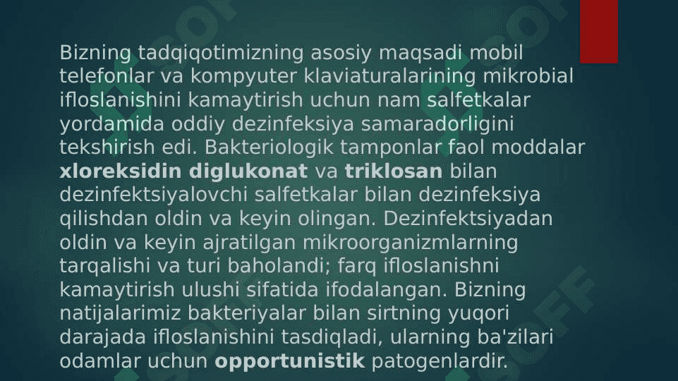 Kompyuter va Telefonlarning bakterial kontaminasiyasi 3