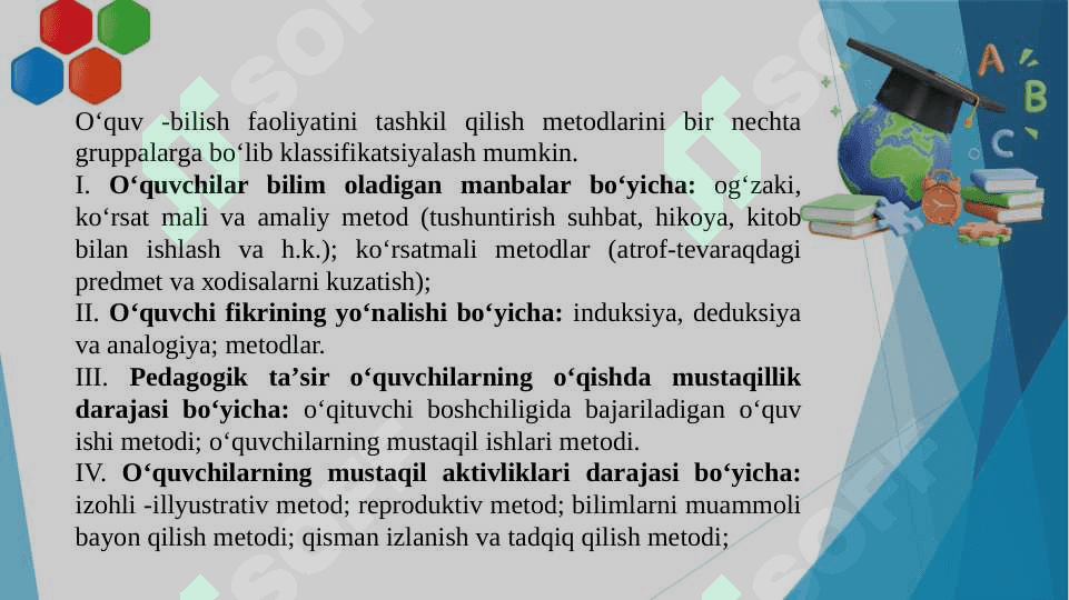 BOSHLANGʻICH SINFLARDA MATEMATIKA  OʻQITISH METODLARI. 6