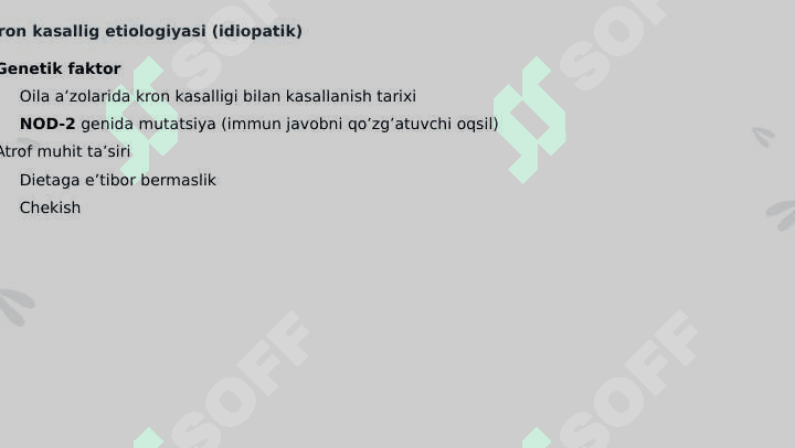 Kron kasalligi 3