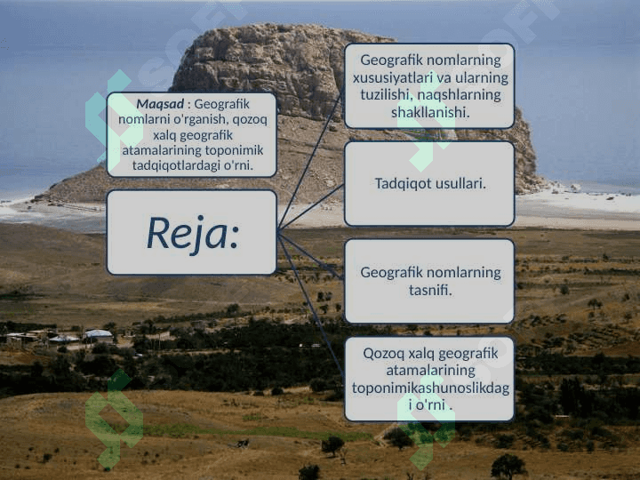 Geografik nomlarning tasnifi 2