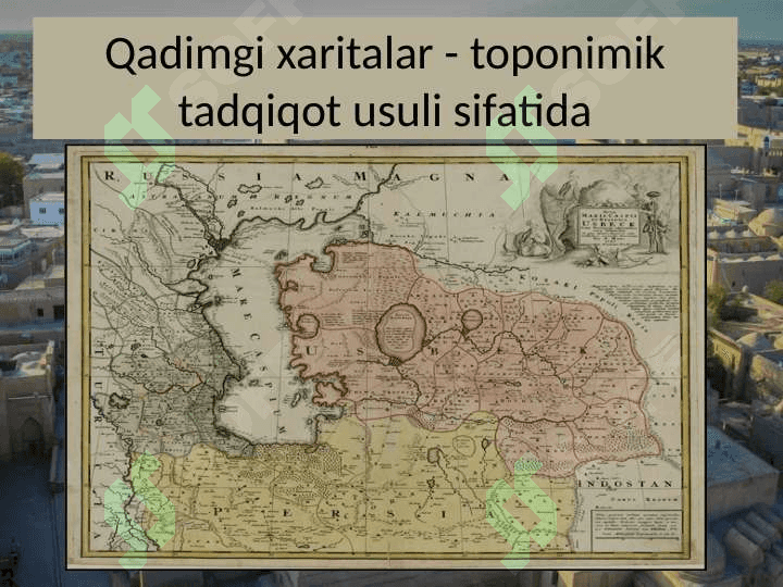Geografik nomlarning tasnifi 7