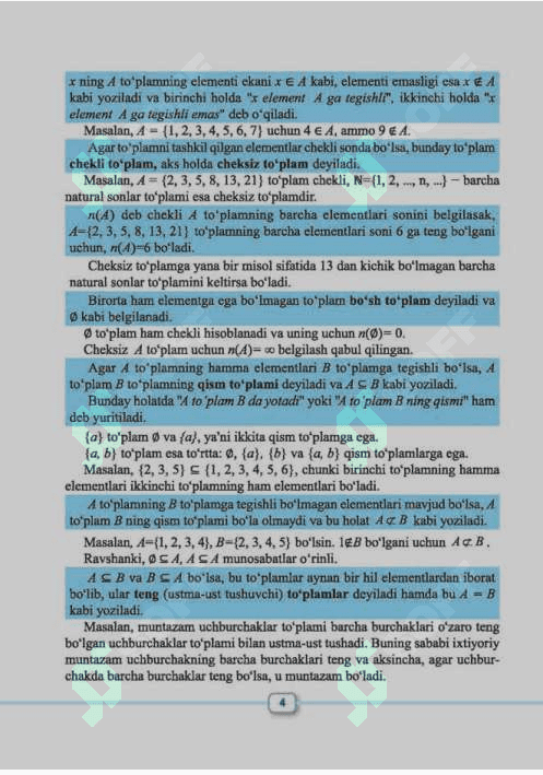 Matematika 10-sinf 4