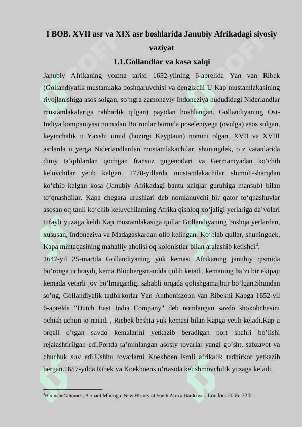 Ingliz-Bur urushlari davrida Janubiy Afrika 5
