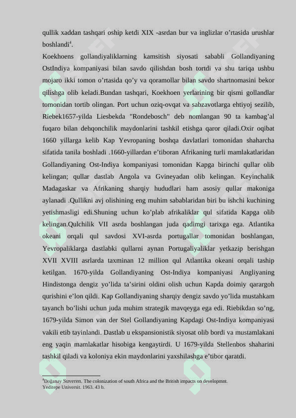 Ingliz-Bur urushlari davrida Janubiy Afrika 7
