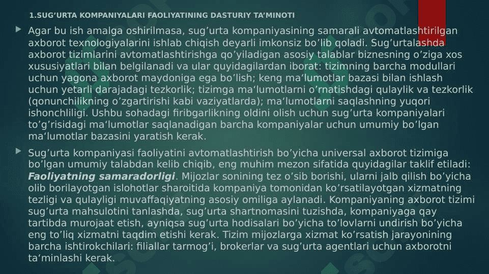 Sug'urta mahsulotini internet orqali sotish 5