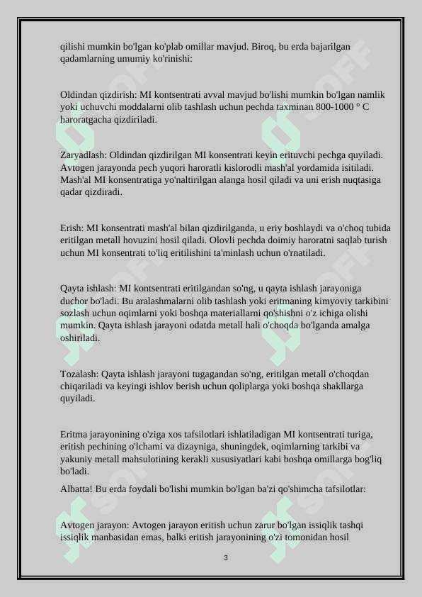 METALLURGIK JARAYONLARDA ISSIQLIK VA MASSA ALMASHINUVI 3