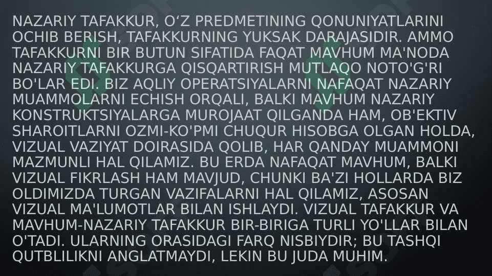 Fikrlash faoliyatining psixofiziologiyasi 7