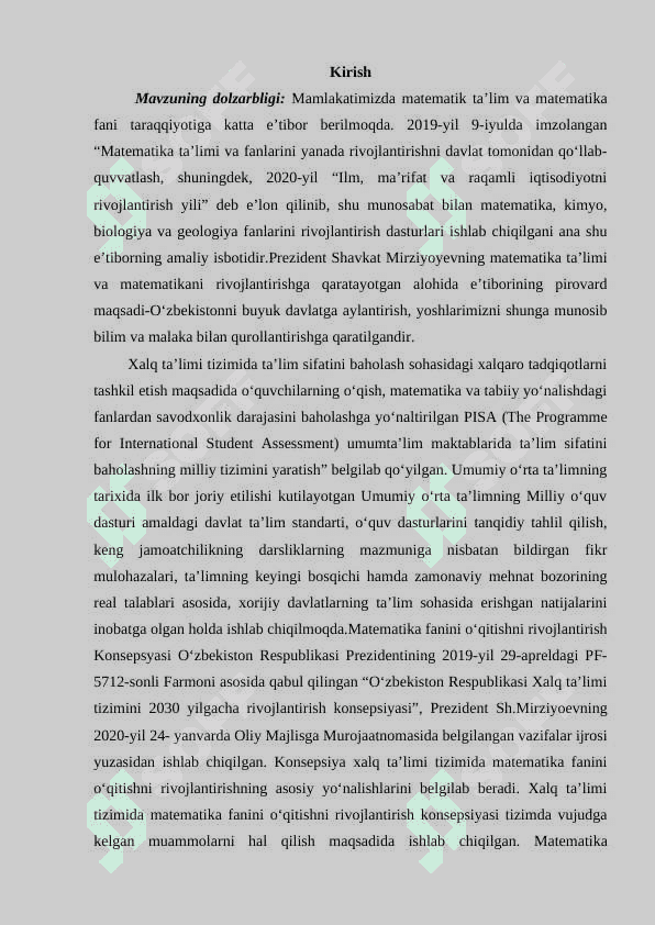 Boshlang‘ich sinflarda matematika o‘qitish metodikasining XX-asrdagi taqaqqiyoti va boshlang‘ich to‘rt yillik ta’limga o‘tish 3