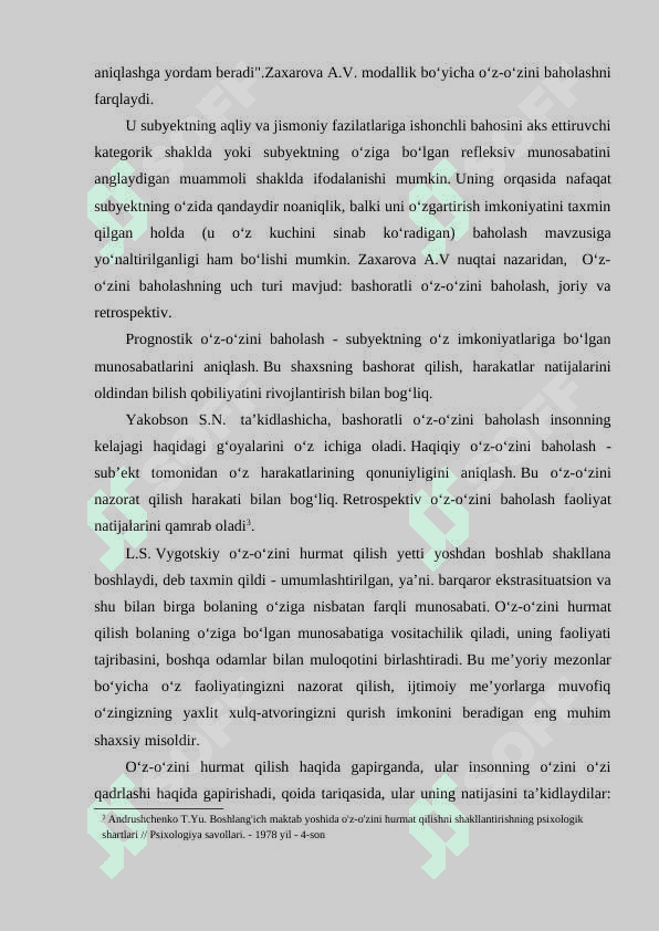 Maktab o‘quvchilarida o‘zini baholash dinamikasi 7