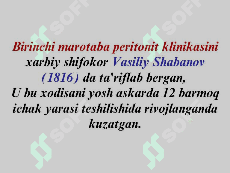 O‘tkir peritonit 2