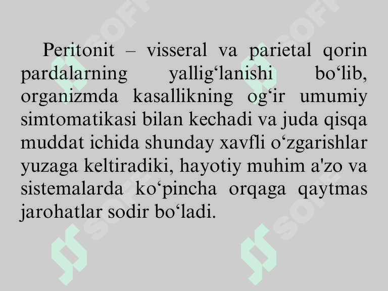 O‘tkir peritonit 6