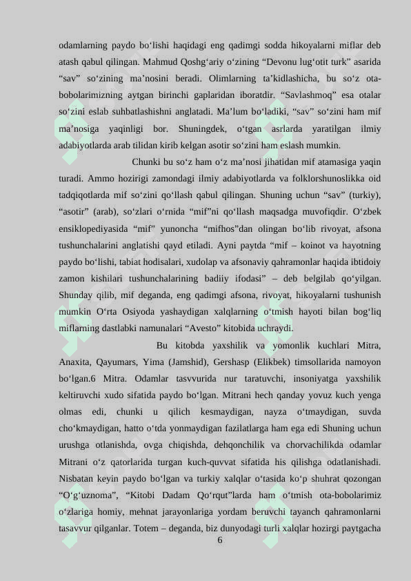O'lkamiz tarixini o'rganishda Xalq og'zaki ijodi 6